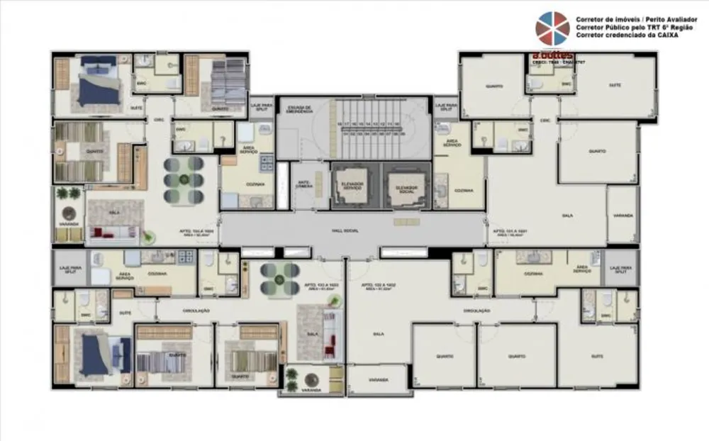 Apartamento, 3 quartos, 62 m² - Foto 5