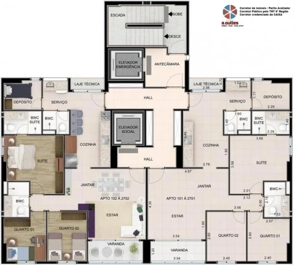 Apartamento, 3 quartos, 90 m² - Foto 8