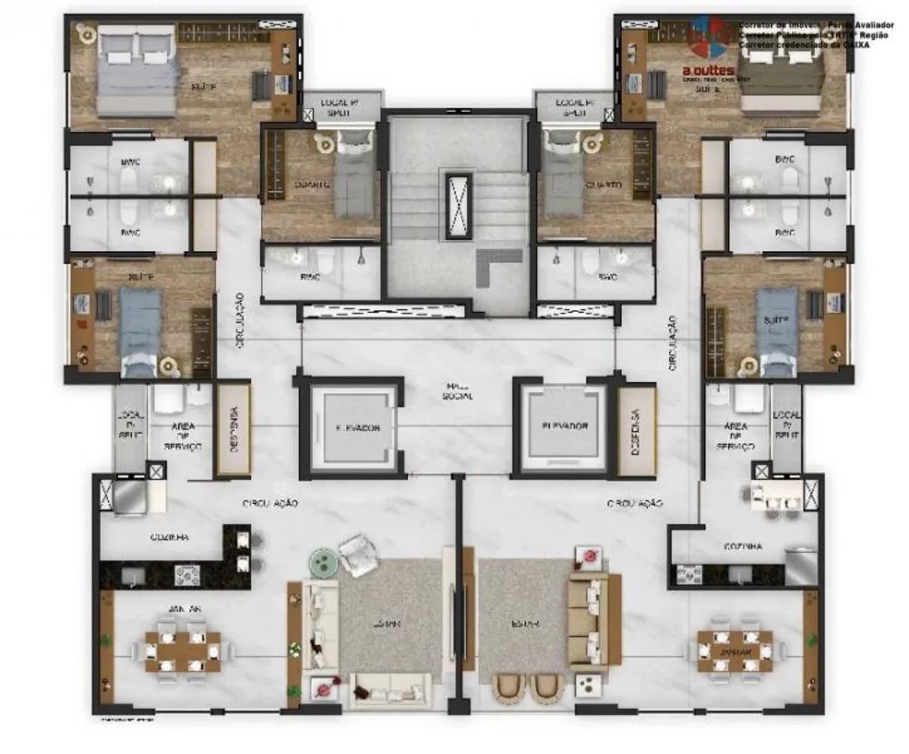 Apartamento, 2 quartos, 44 m² - Foto 8