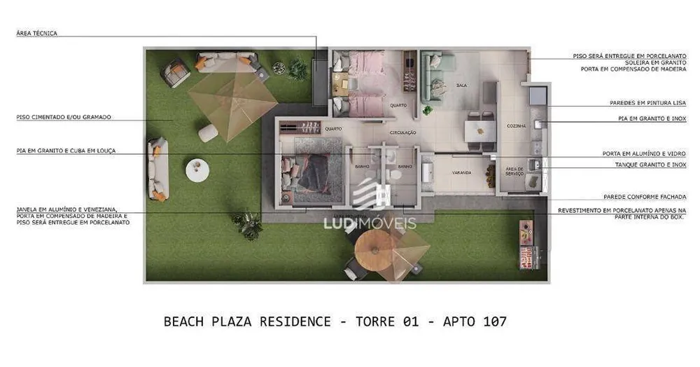 Apartamento, 2 quartos, 56 m² - Foto 4