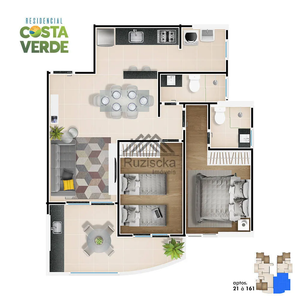 Apartamento, 2 quartos, 70 m² - Foto 15