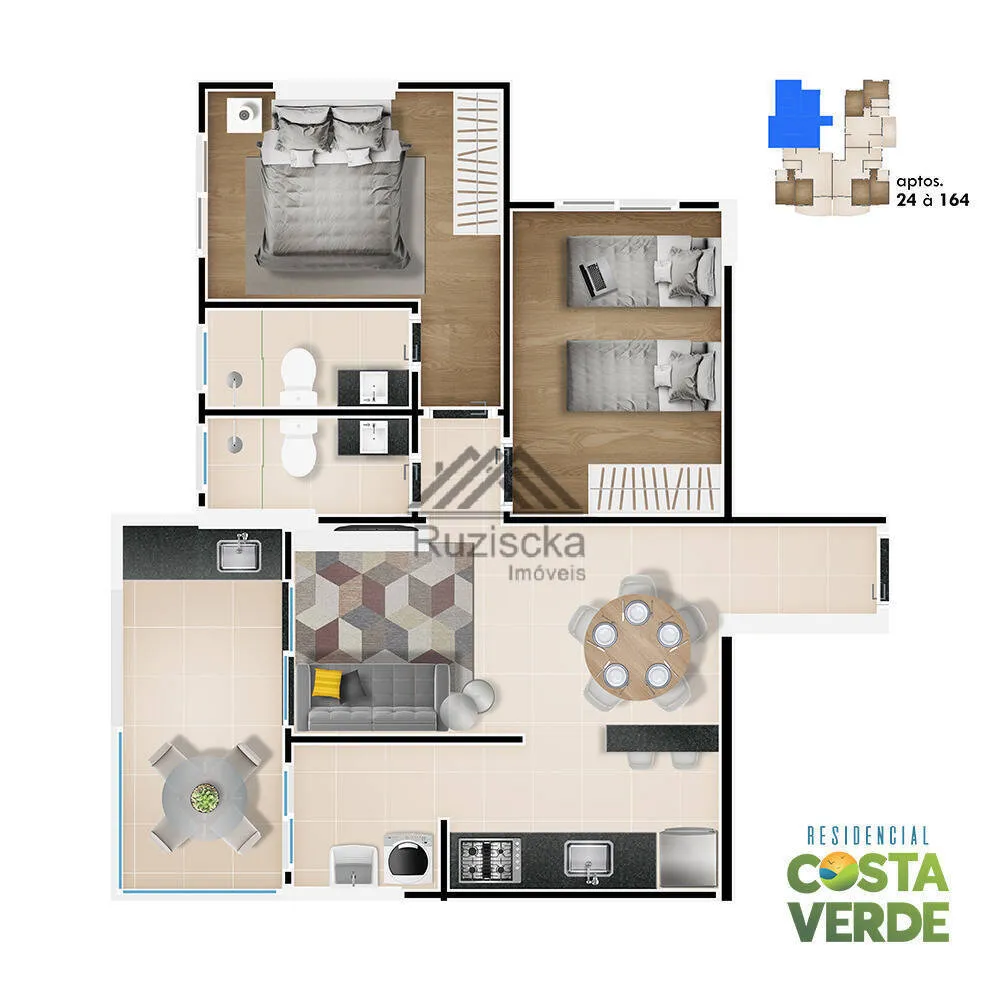 Apartamento, 2 quartos, 70 m² - Foto 17