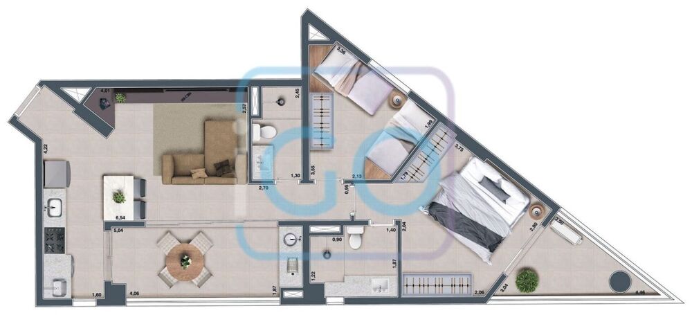 Apartamento, 2 quartos, 80 m² - Foto 5