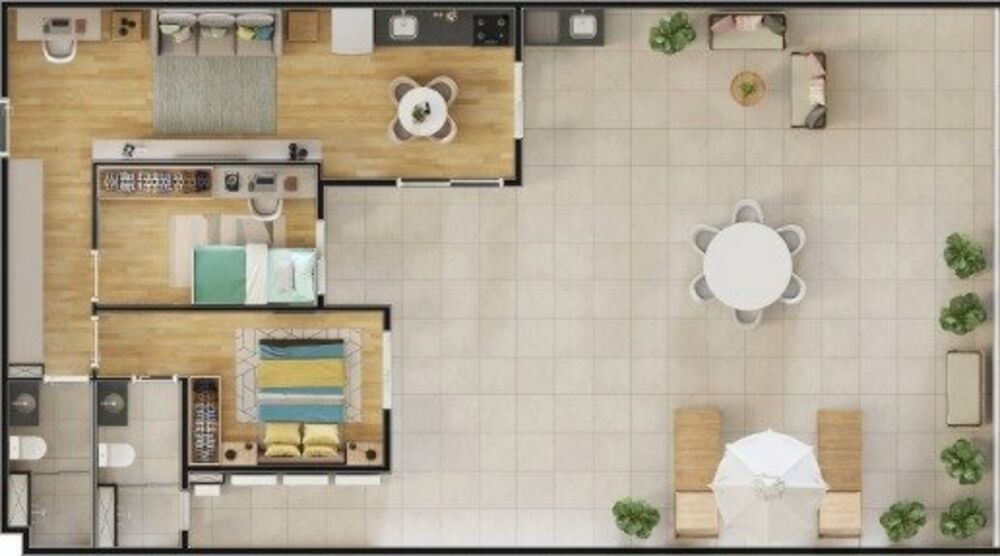 Apartamento, 2 quartos, 148 m² - Foto 2