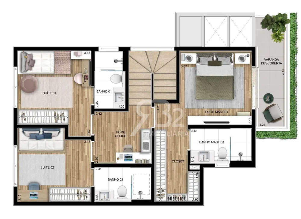Casa de Condomínio, 3 quartos - Foto 3