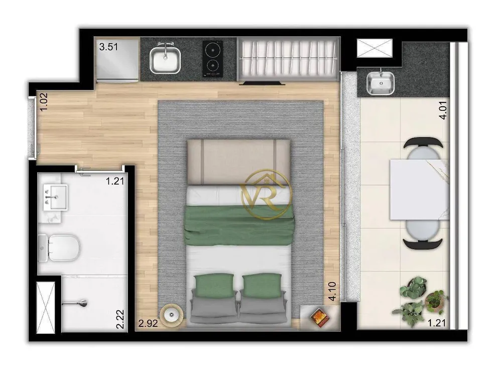 Apartamento, 2 quartos, 59 m² - Foto 5