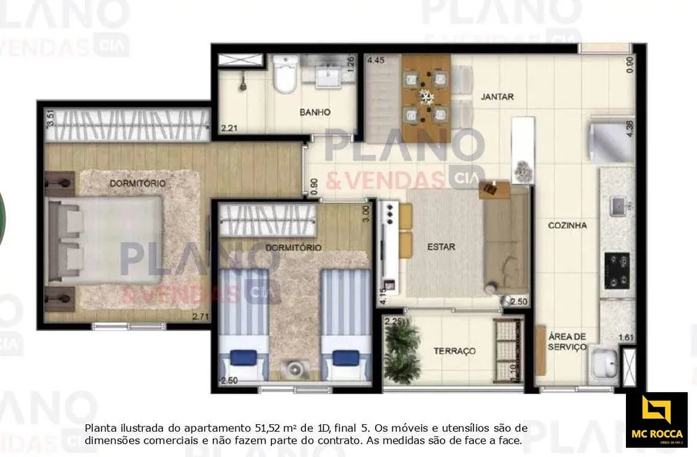 Apartamento, 1 quarto, 42 m² - Foto 6