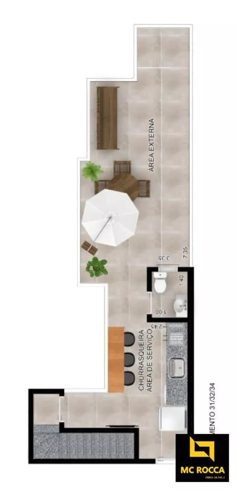 Cobertura, 2 quartos, 91 m² - Foto 4