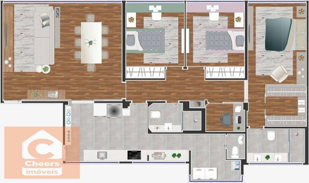 Apartamento, 3 quartos, 160 m² - Foto 8
