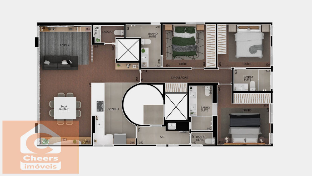 Apartamento, 3 quartos, 130 m² - Foto 16