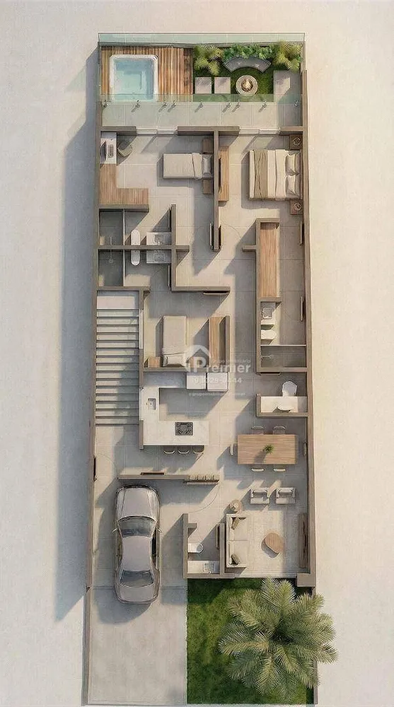 Casa de Condomínio, 3 quartos - Foto 3