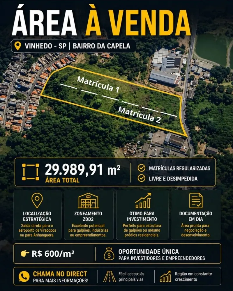 Terreno, 3 hectares - Foto 1