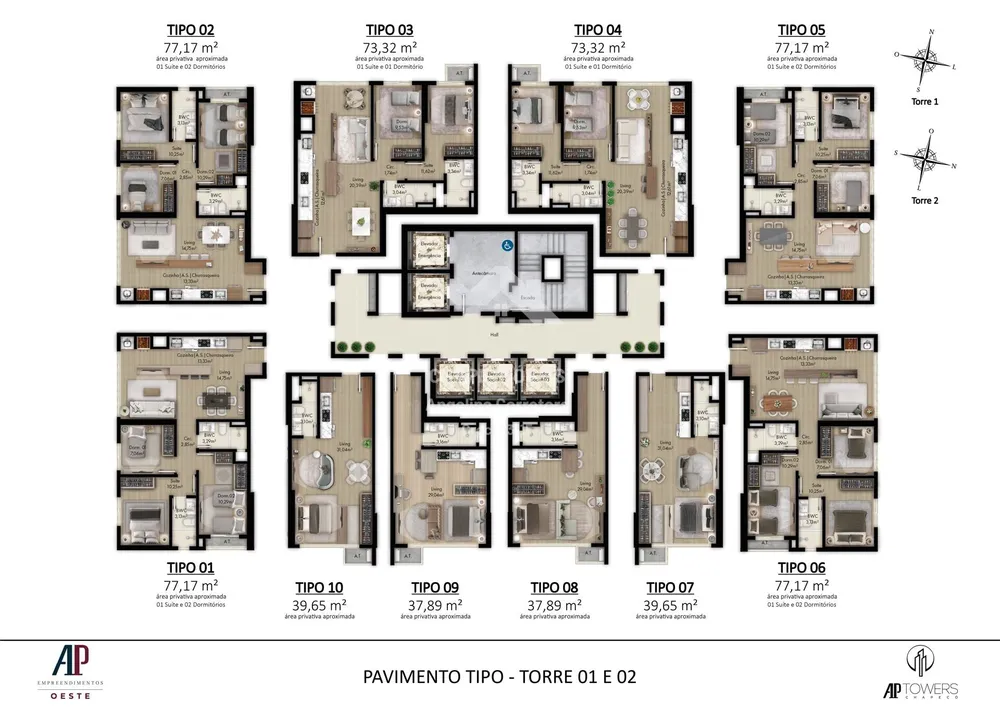 Apartamento, 1 quarto, 37 m² - Foto 2