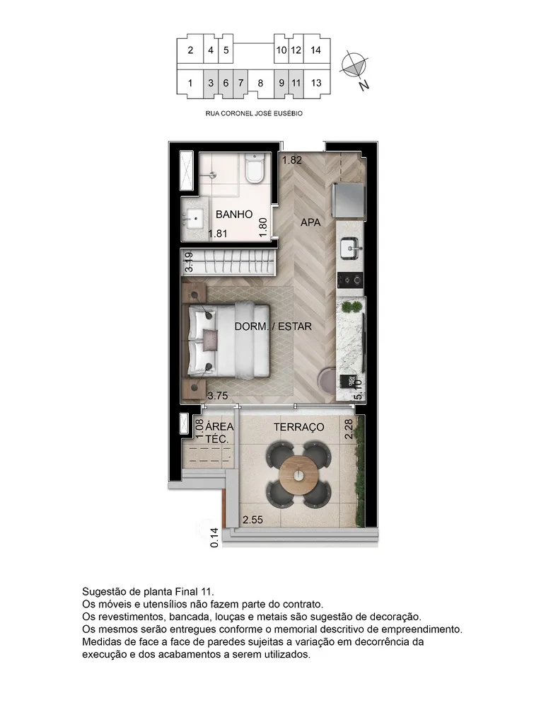 Apartamento, 1 quarto, 31 m² - Foto 12