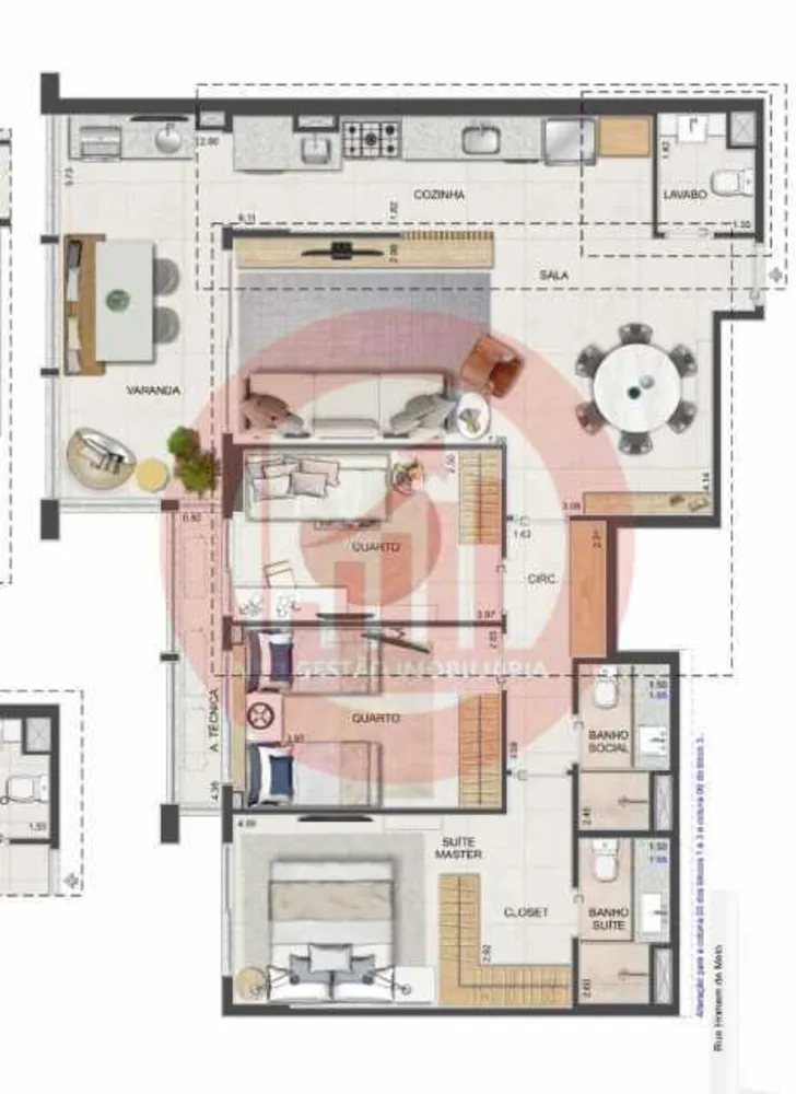 Apartamento, 3 quartos, 106 m² - Foto 17