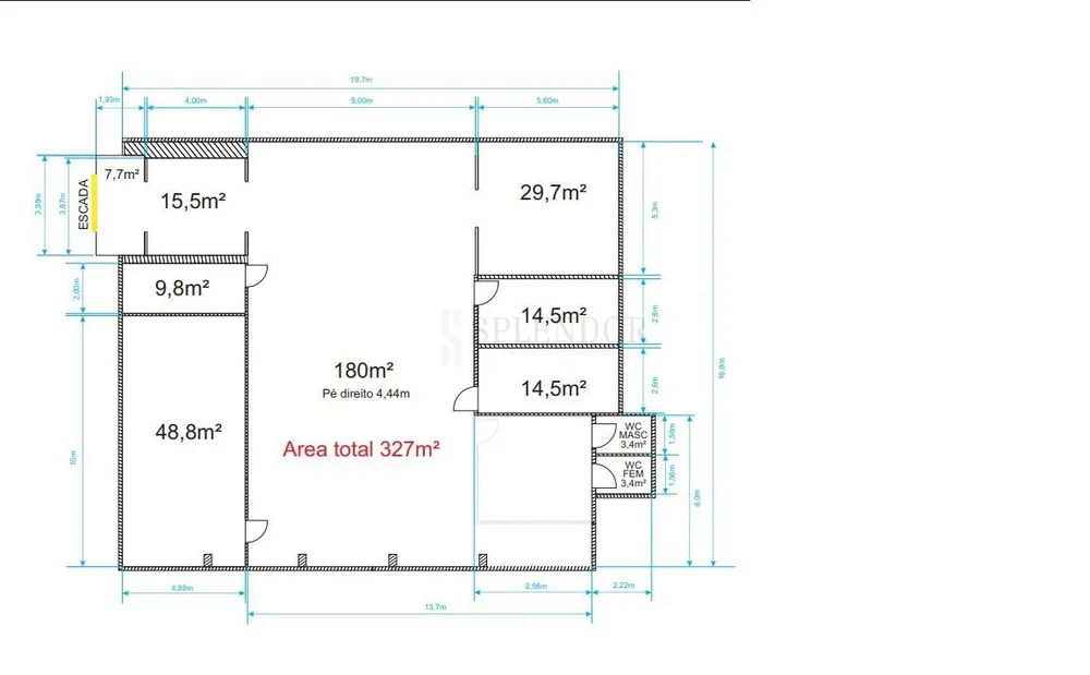 Sala-Conjunto, 327 m² - Foto 12