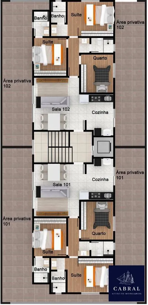 Apartamento, 3 quartos, 75 m² - Foto 7