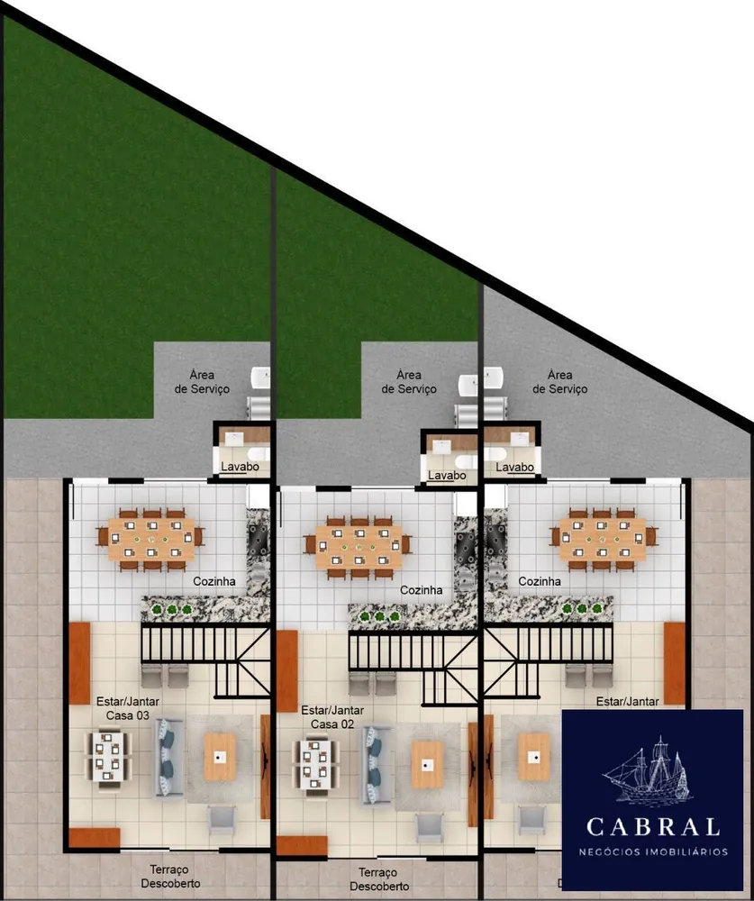 Casa, 3 quartos, 160 m² - Foto 3