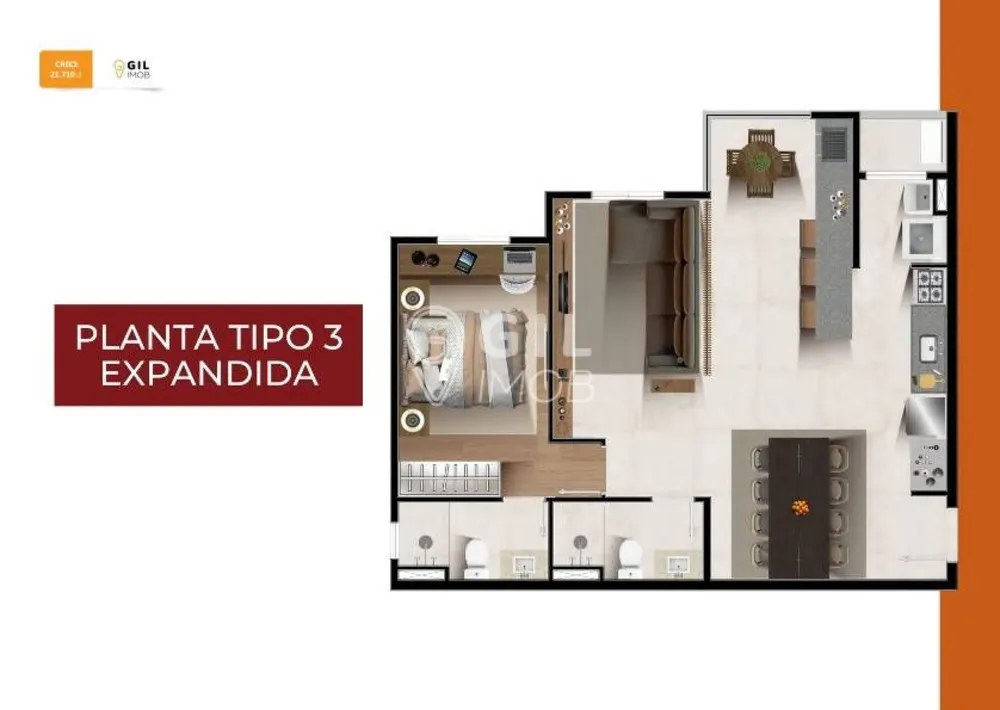 Apartamento, 3 quartos, 76 m² - Foto 19