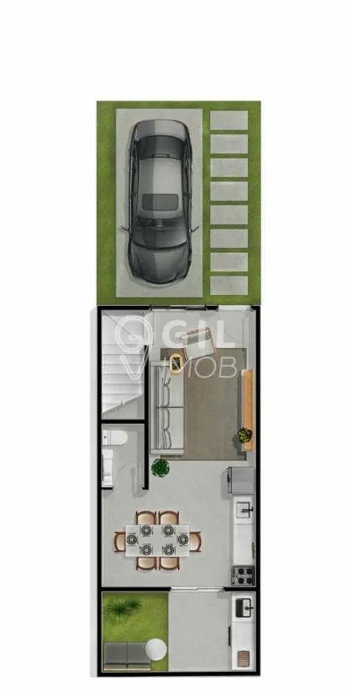 Casa de Condomínio, 2 quartos - Foto 6
