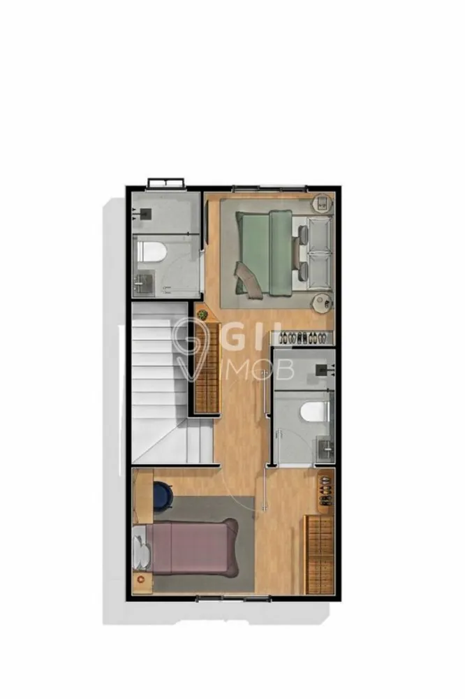 Casa de Condomínio, 2 quartos - Foto 7