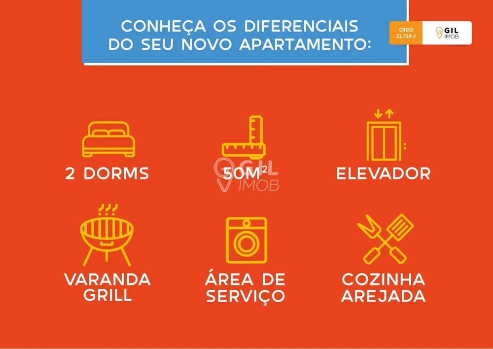 Apartamento, 2 quartos, 50 m² - Foto 5