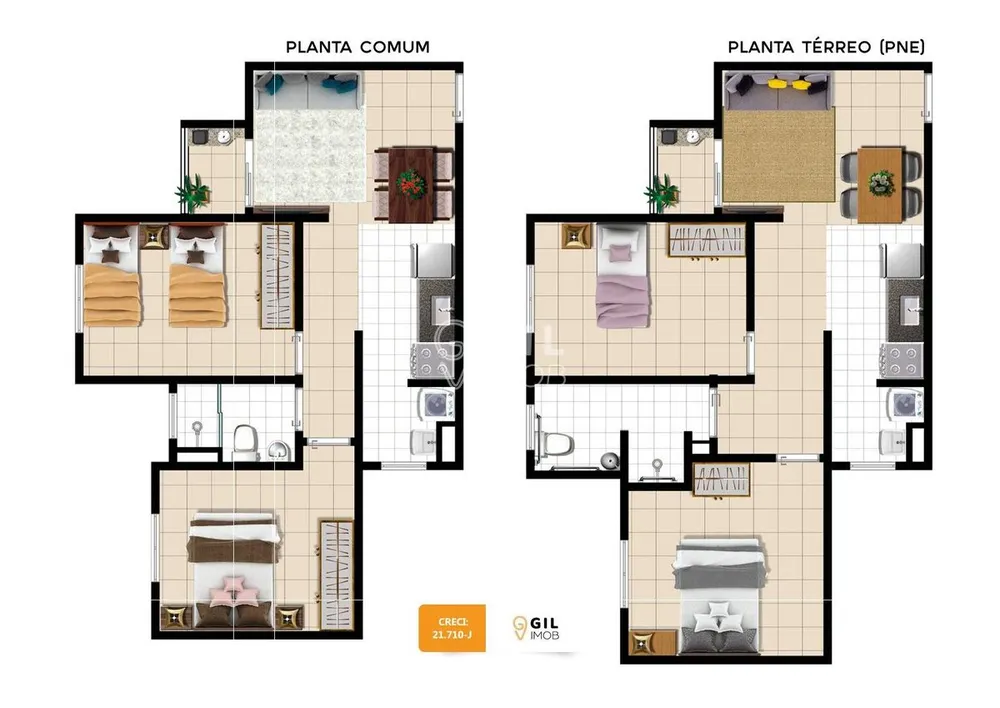Apartamento, 2 quartos, 50 m² - Foto 6