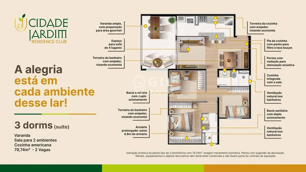 Apartamento, 2 quartos, 64 m² - Foto 17