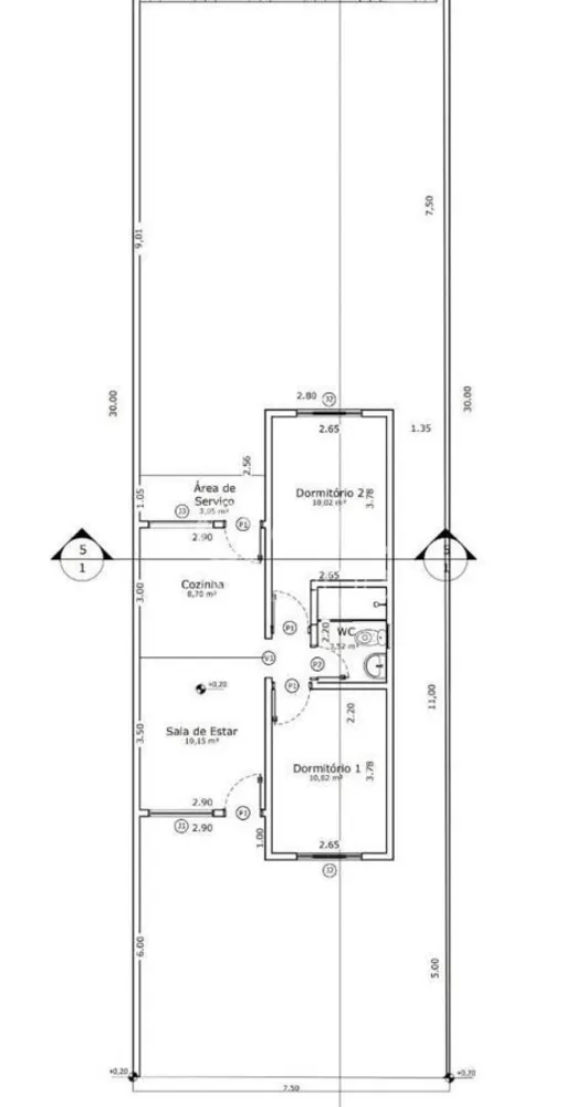 Casa, 2 quartos, 55 m² - Foto 12