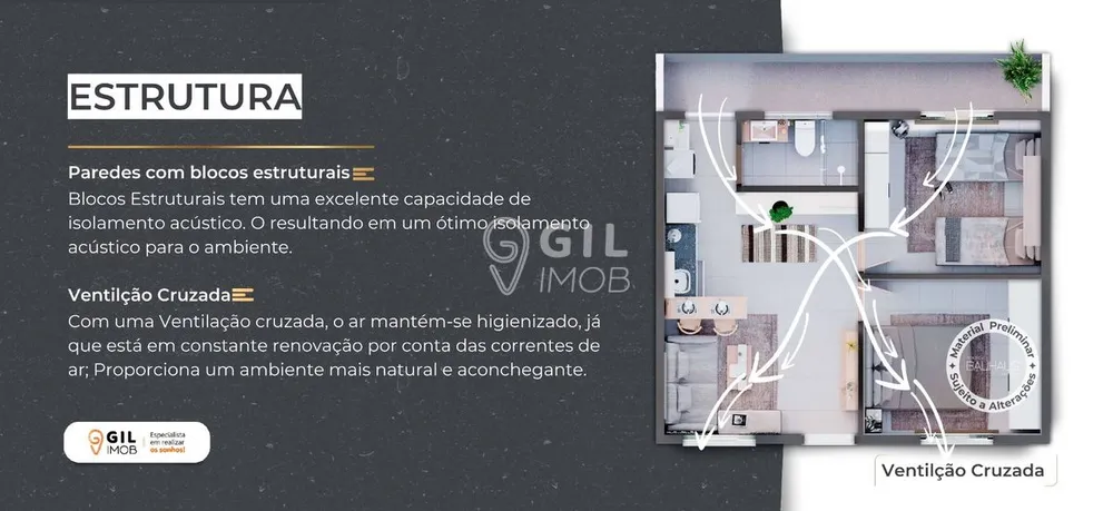Casa de Condomínio, 2 quartos - Foto 6