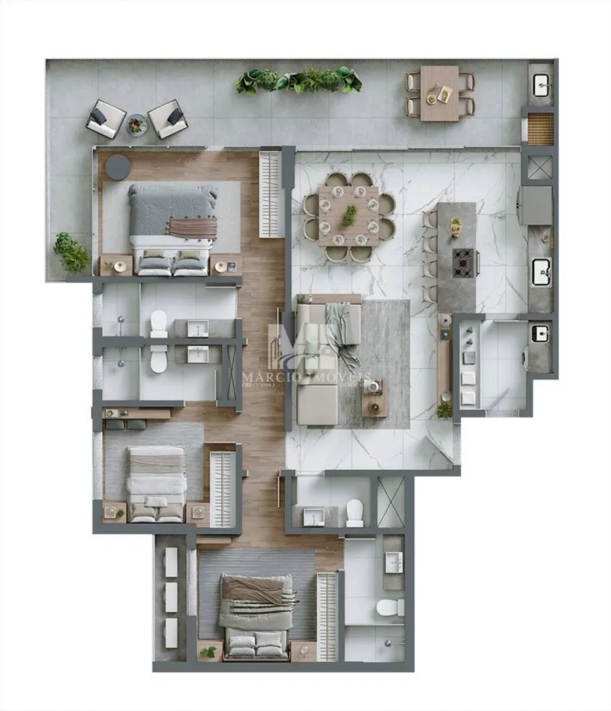 Apartamento, 3 quartos, 100 m² - Foto 15