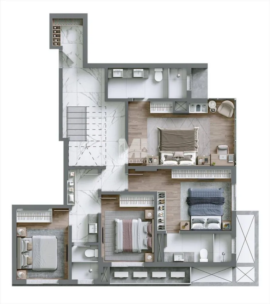 Apartamento, 3 quartos, 100 m² - Foto 11