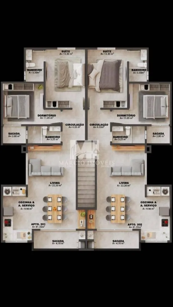 Apartamento, 2 quartos, 82 m² - Foto 15