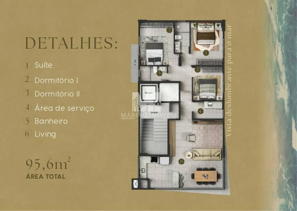 Apartamento, 3 quartos, 96 m² - Foto 7