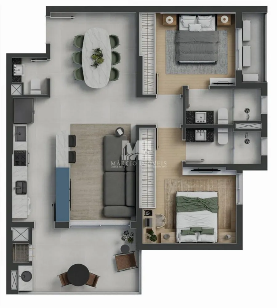 Apartamento, 2 quartos, 86 m² - Foto 16