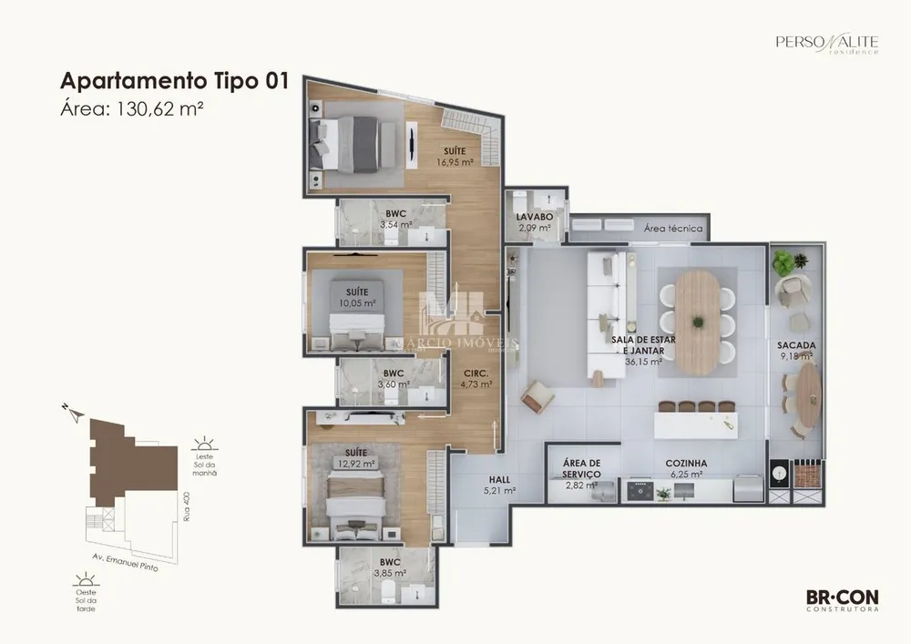 Apartamento, 3 quartos, 131 m² - Foto 16