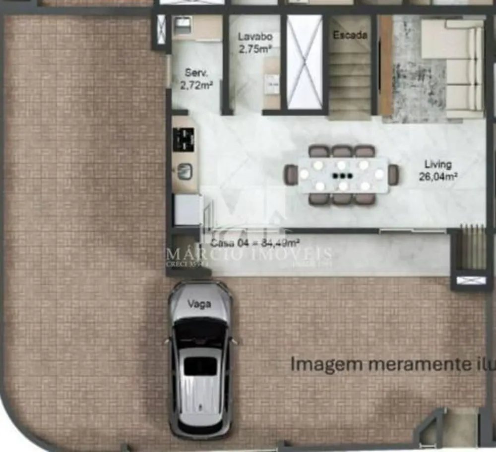 Casa, 3 quartos, 85 m² - Foto 5