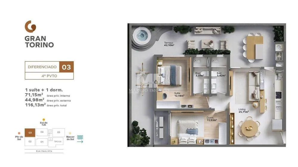 Apartamento, 3 quartos, 77 m² - Foto 13
