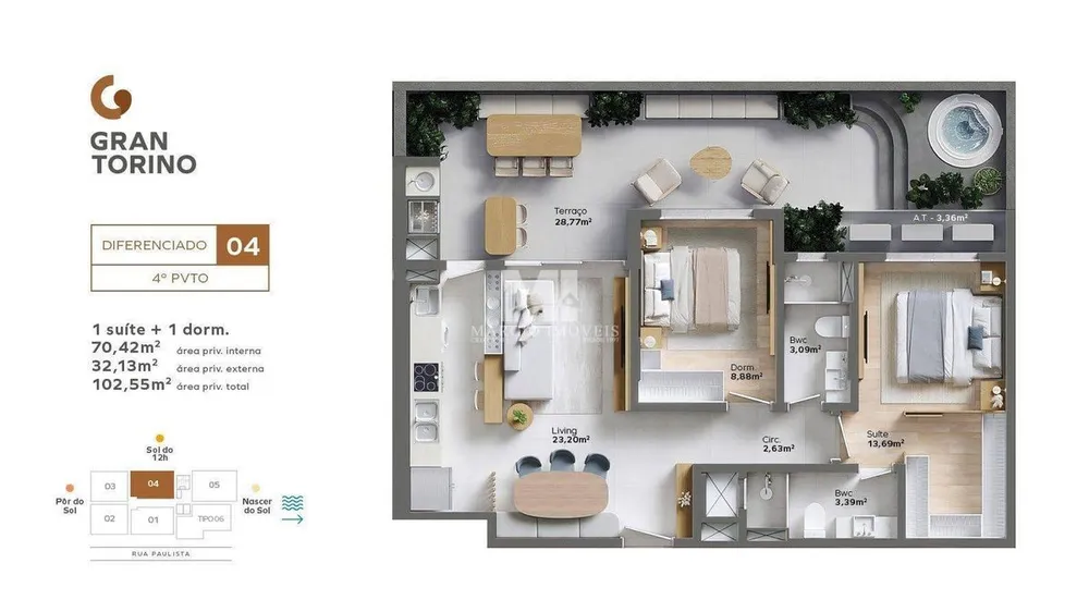 Apartamento, 3 quartos, 77 m² - Foto 14