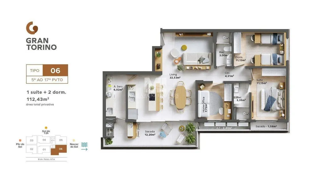 Apartamento, 3 quartos, 77 m² - Foto 15