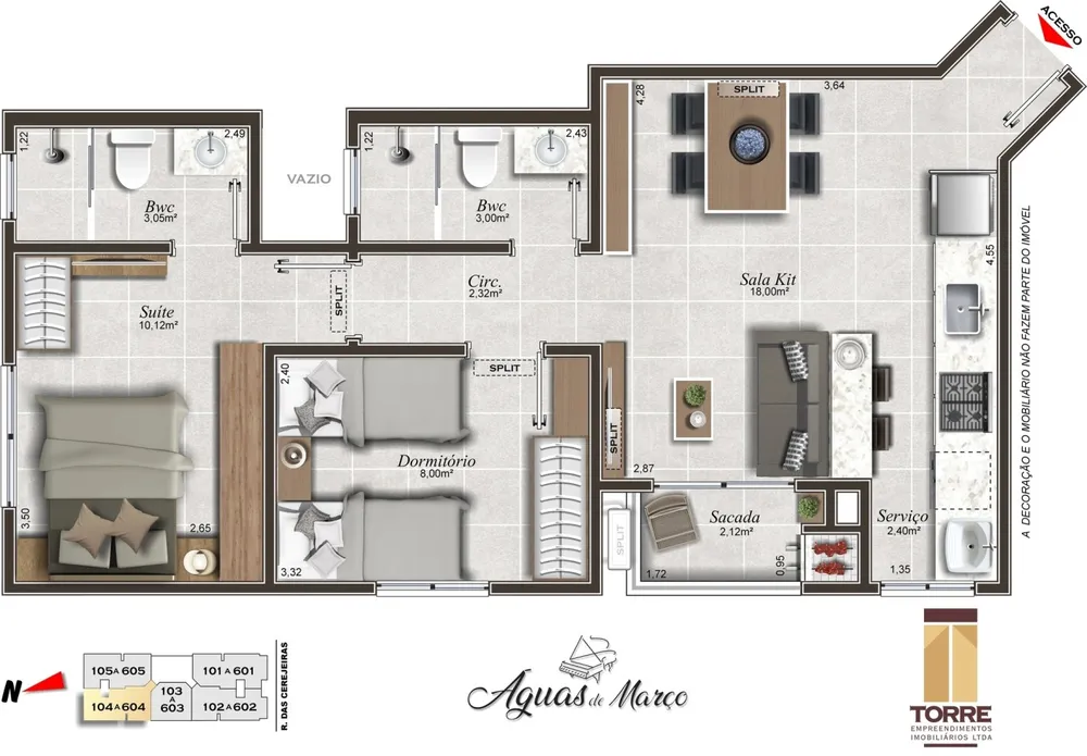 Apartamento, 1 quarto, 37 m² - Foto 6