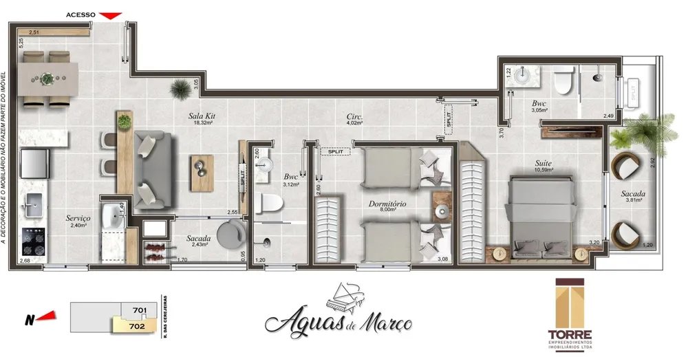 Apartamento, 1 quarto, 37 m² - Foto 7