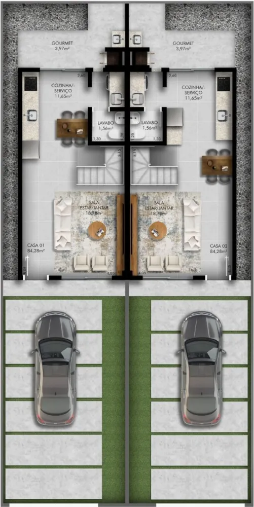 Sobrado, 2 quartos, 84 m² - Foto 10