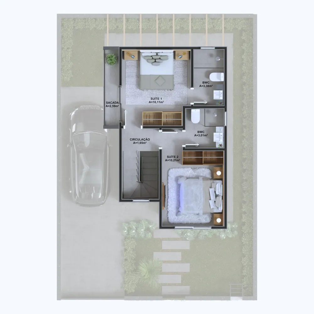 Sobrado, 3 quartos, 110 m² - Foto 7
