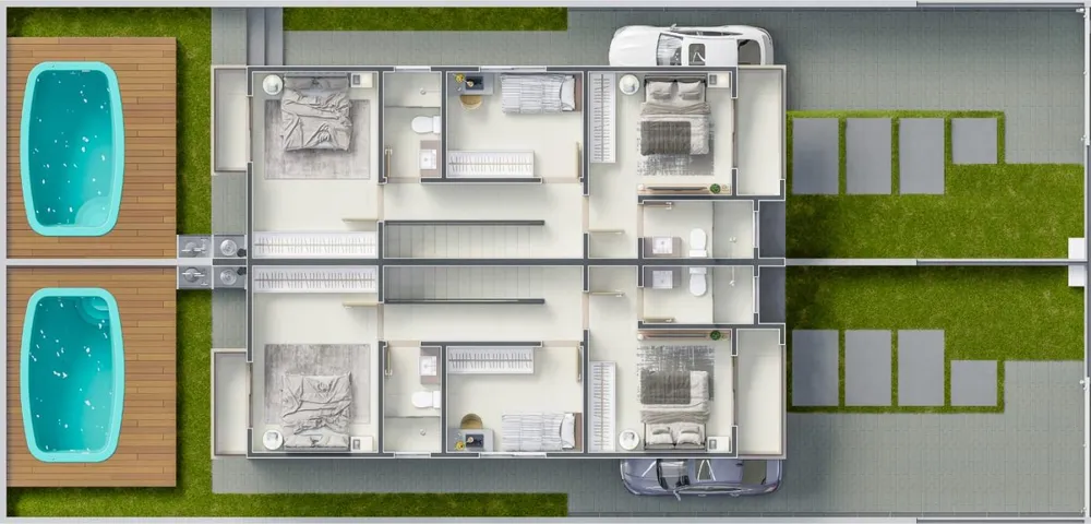 Sobrado, 3 quartos, 110 m² - Foto 3