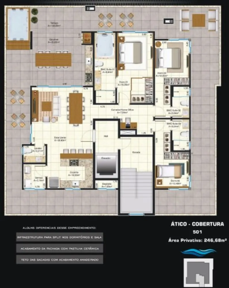 Apartamento, 3 quartos, 79 m² - Foto 4
