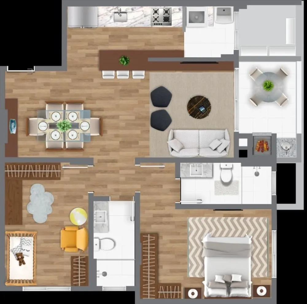 Apartamento, 2 quartos, 76 m² - Foto 10