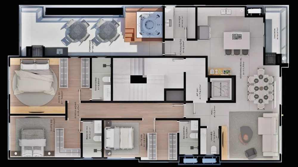 Apartamento, 3 quartos, 87 m² - Foto 9