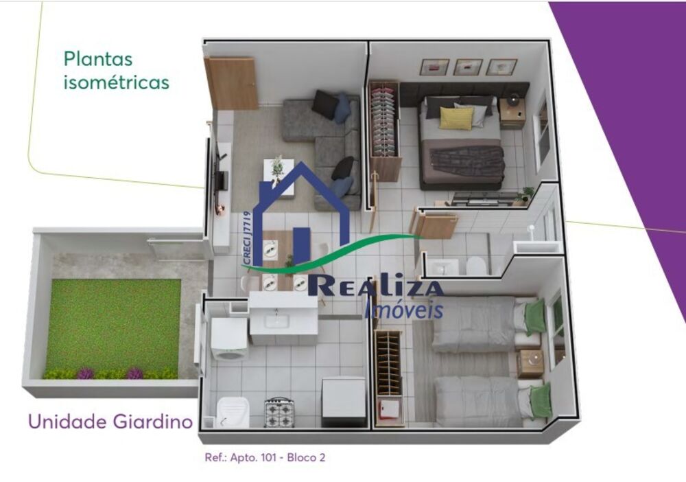 Apartamento à venda com 1 quarto, 41m² - Foto 4