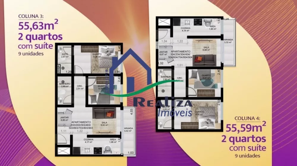 Apartamento, 2 quartos, 55 m² - Foto 10